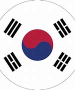 Image result for South Korea Flag with Border