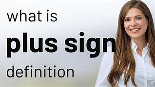 Image result for What Is Plus Sign Inside an O
