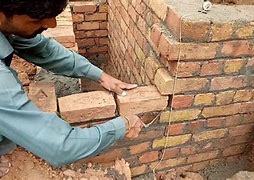 Image result for Brick Wall Construction