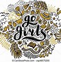 Image result for You Go Girl Clip Art