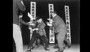 Image result for Stabbing of Communist Leader Japan