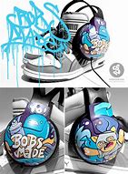 Image result for Graffiti Headphones