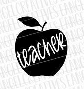 Image result for Teacher Apple SVG