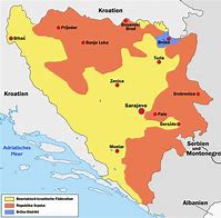 Image result for Carta Geografica Repubblica Srpska