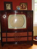 Image result for Old TV with Door