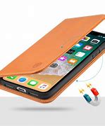 Image result for Leather iPhone X Wallet Case