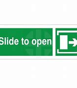 Image result for Slide to Open Arrow