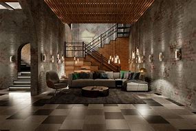 Image result for Warehouse Loft Concept Art