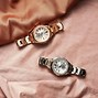 Image result for Rose Gold Round Shape Casio Watch