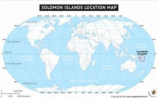 Image result for Solomon Islands World Map