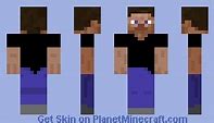 Image result for Steve Black Shirt Mcpe Skins