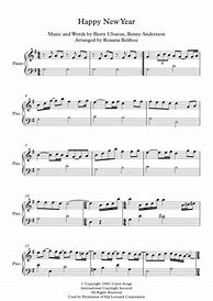 Image result for Happy New Year Piano