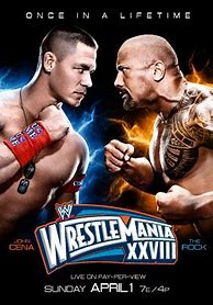 Image result for John Cena Wrestling The Rock