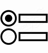 Image result for Radio Button Symbol