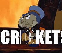 Image result for Cricket Sound Meme
