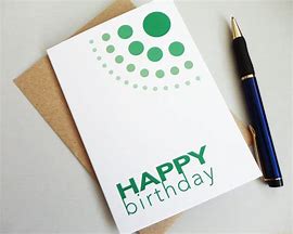 Image result for Green Birthday Cards