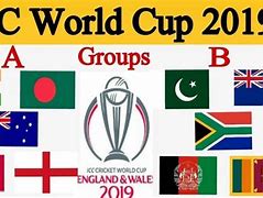 Image result for ICC Cricket World Cup Teams