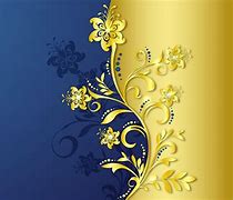 Image result for Blue Gold Wallpaper Designs