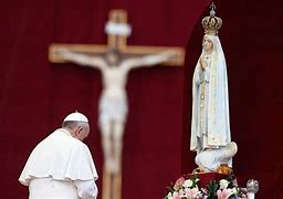 Image result for Pope Francis Praying to Mary