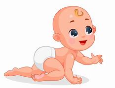 Image result for Boy Baby Crawling Cartoon