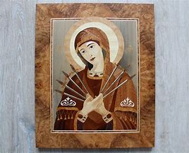 Image result for Virgin Mary with 7 Swords Icon