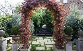 Image result for Arch Frame Window with Garden View
