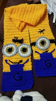 Image result for Crochet Minion Scarf Pattern Free