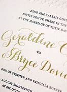 Image result for Gold Foil Wedding Invitations