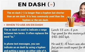 Image result for Dash Punctuation