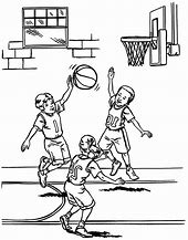 Image result for Basketball Court Coloring Page