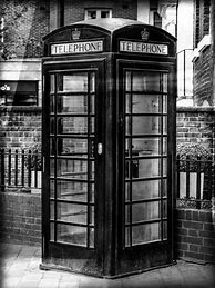 Image result for Telephone Booth Black and White