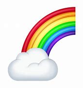Image result for Rainbow Cloud Emoji
