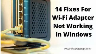 Image result for Wi-Fi Adapter Not Working Windows 1.0