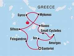 Image result for Greek Holiday Islands Map