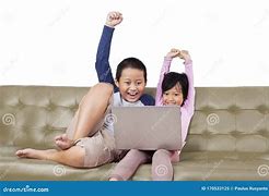 Image result for Kid Cheering Computer