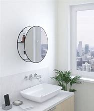 Image result for Glass Mirrors Bathroom