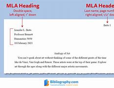 Image result for MLA Format Page Header