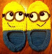 Image result for Crochet Minion Slippers