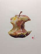 Image result for Half Eaten Apple Art