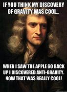 Image result for Isaac Newton Gravity Meme