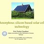 Image result for Amorphous Silicon Solar Cell