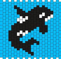 Image result for Perler Bead Orca