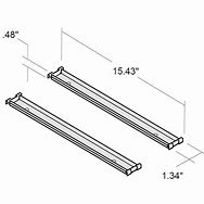 Image result for Hanging File Rails for Wood Drawers