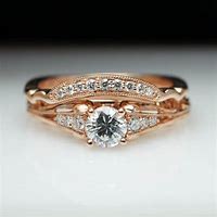 Image result for Vintage Rose Gold Engagement Rings