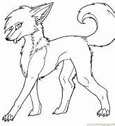 Image result for Anime Wolf Coloring Pages