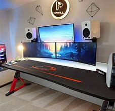 Image result for 63 Inch Gaming Desk Setup