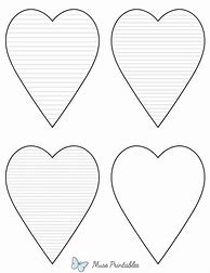 Image result for Elongated Heart Template