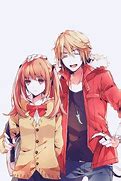 Image result for Anime Couple Laughing