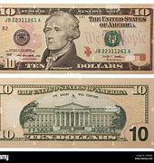Image result for 10 Dollar Bill Front and Back Actual Size