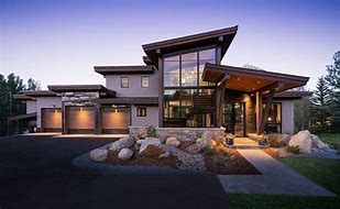 Image result for Modern Mountain Home Exterior Design